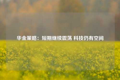 华金策略：短期继续震荡 科技仍有空间