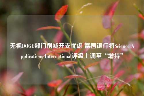 无视DOGE部门削减开支忧虑 富国银行将Science Applications International评级上调至“增持”